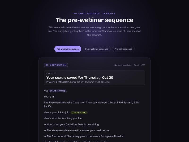 Pre-webinar preview