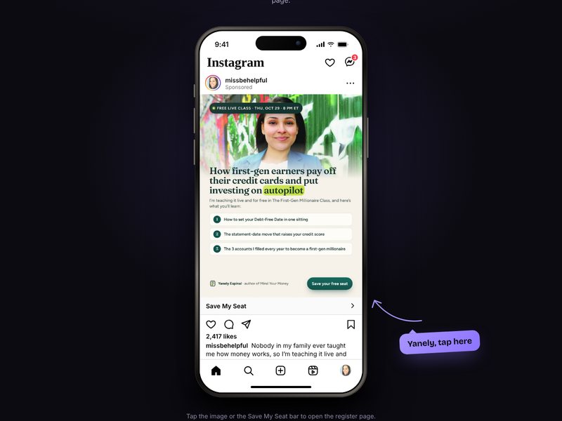 Static ad preview